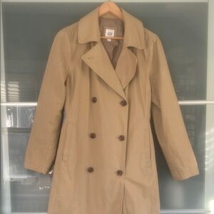 GAP Women's Classic Beige Trench Coat